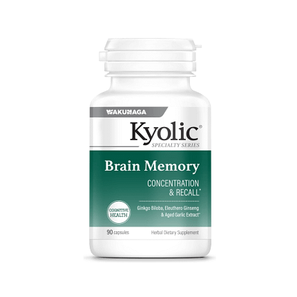 Brain Memory Kyolic Suplemento Alimentar Memória Cérebro