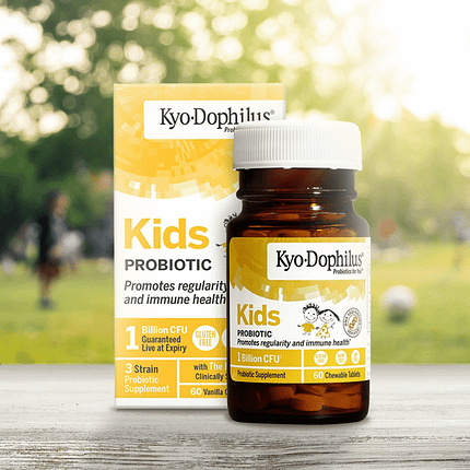 Kyo Dophilus Kids Probiotic, suplemento alimentar sem glúten