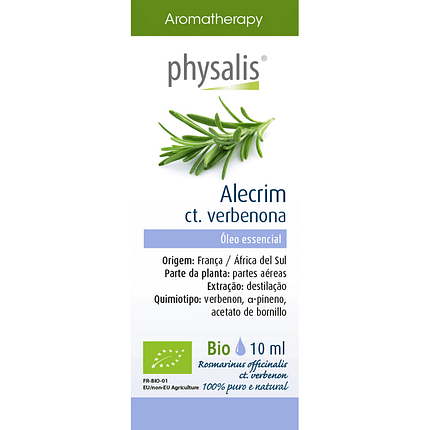 Óleo Essencial Alecrim ct. verbenon, biológico