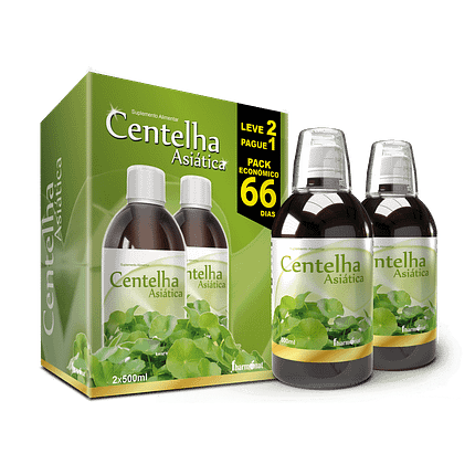 Pack Centelha Asiática Leve 2 Pague 1