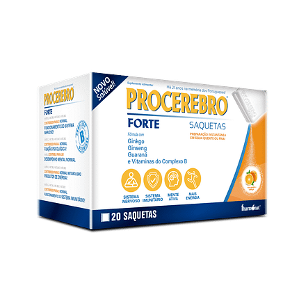 Procerebro Forte Saquetas, suplemento alimentar