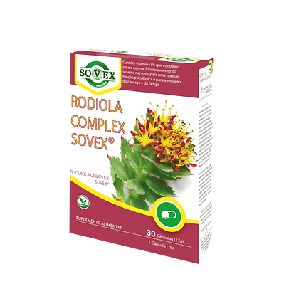 Rodiola Complex, suplemento alimentar vegan
