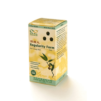 Regularity Form (Run Chang Pian), fitoterapia chinesa