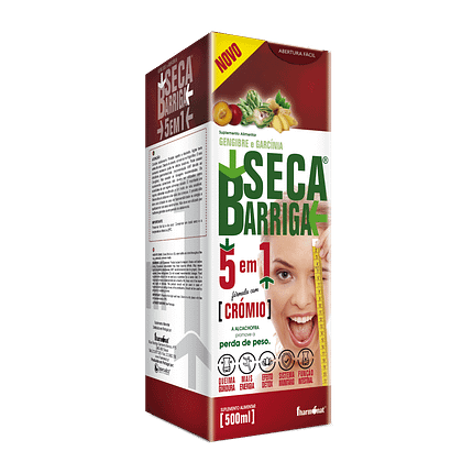 Seca Barriga 5 em 1, suplemento alimentar