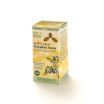 Zizyphus Form (Suan Zao Ren Tang Pian), fitoterapia chinesa