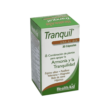 Tranquil, suplemento alimentar sem açúcar, sem glúten