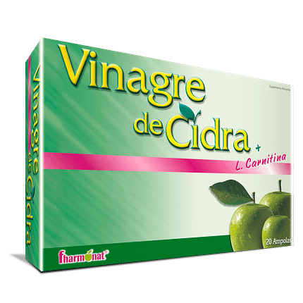 Vinagre de Cidra Ampolas, suplemento alimentar