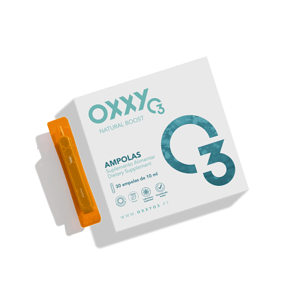 Oxxy Ampolas OxxyO3 Suplemento Alimentar Anti-envelhecimento Antioxidante
