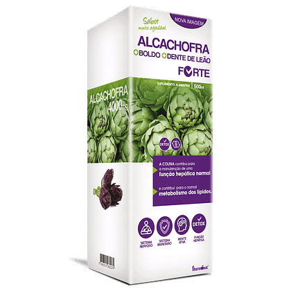 Alcachofra + Boldo + Dente de Leão Forte, suplemento alimentar