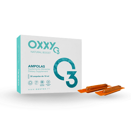 Oxxy Ampolas OxxyO3 Suplemento Alimentar Anti-envelhecimento Antioxidante