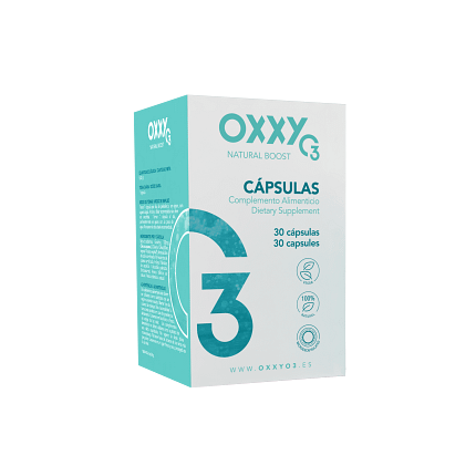Oxxy Cápsulas OxxyO3 Suplemento Alimentar Anti-envelhecimento Antioxidante