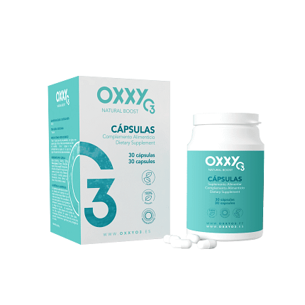 Oxxy Cápsulas OxxyO3 Suplemento Alimentar Anti-envelhecimento Antioxidante