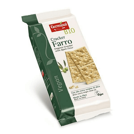 Crakers de Trigo Espelta, com ingredientes biológicos, vegan
