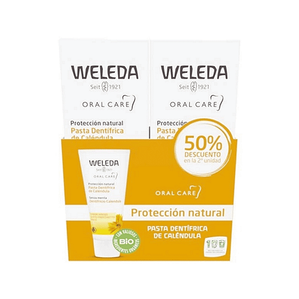 Duo Creme Dental de Calêndula, com ingredientes biológicos, cosmética vegan