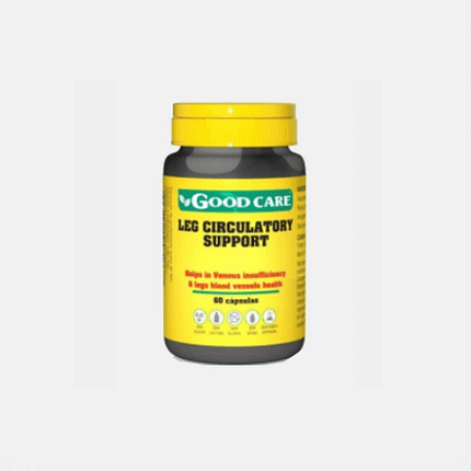 Leg Circulatory Support, suplemento alimentar sem açúcar, sem glúten, sem lactose, sem soja