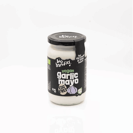 Vegan Mayonese com Alho, com ingredientes biológicos, vegan