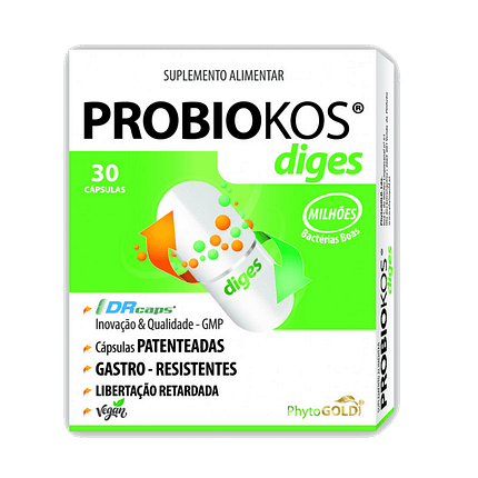 Probiokos diges, suplemento alimentar vegan