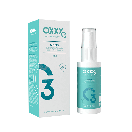 Oxxy Spray OxxyO3 Suplemento Alimentar Alívio Garganta Aftas