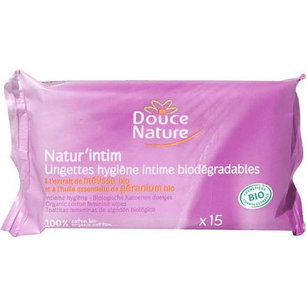 Toalhitas Íntimas, com ingredientes biológicos