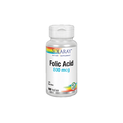 Folic Acid, suplemento alimentar sem glúten, vegan