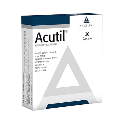 Acutil, suplemento alimentar sem glúten e sem lactose