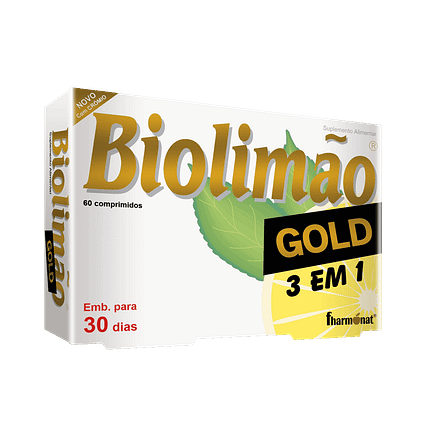 Biolimão Gold 3 em 1, suplemento alimentar