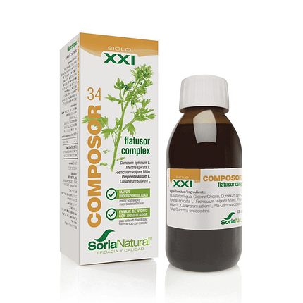 Composor 34 Flatusor Complex, suplemento alimentar