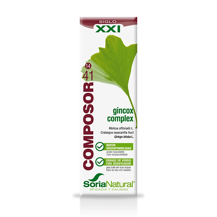 Composor 41 Gincox Complex, suplemento alimentar