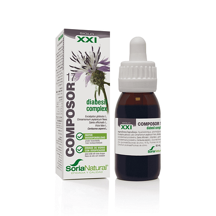 Composor 17 Diabesil Complex, suplemento alimentar