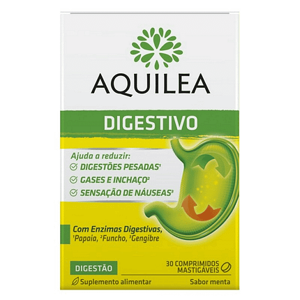 Aquilea Digestivo, suplemento alimentar para o sistema digestivo