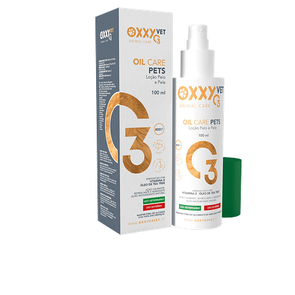 Oil Care Pets, para cuidados de saúde e higiene