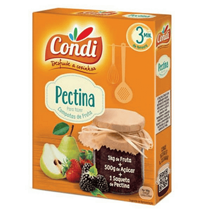 Pectina, preparado em pó