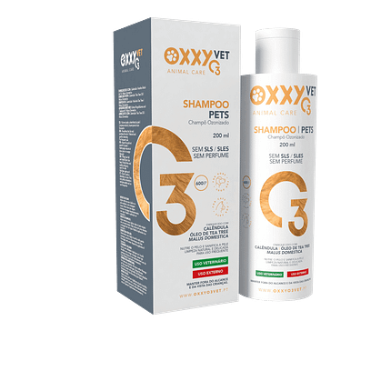 Shampoo Pets, shampoo natural à base de azeite ozonizado
