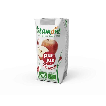 Sumo de Maçã, de agricultura biológica