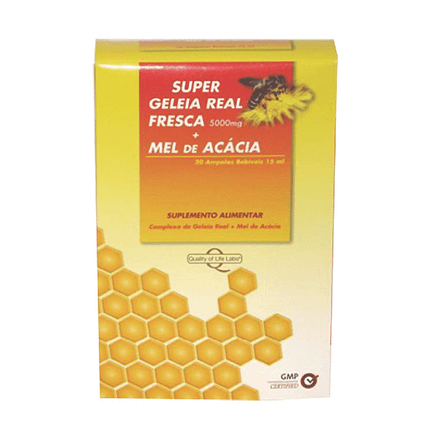 Super Geleia Real Fresca + Mel de Acácia, suplemento alimentar para o cérebro