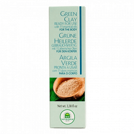 Argila Verde com 11 óleos essenciais, prática e fácil de usar