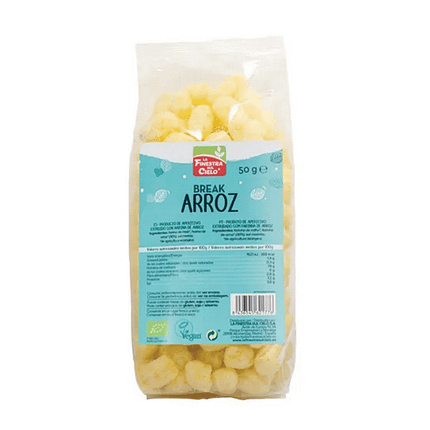 Break Arroz, com ingredientes biológicos, adequado a vegans