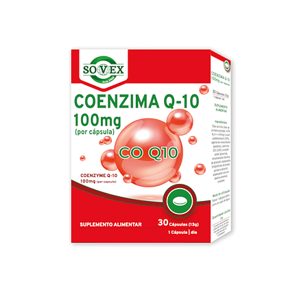 Coenzima Q-10, suplemento alimentar para o coração e circulação