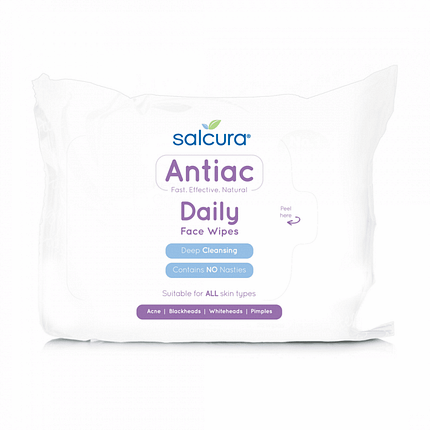 Daily Face Wipes Antiac, cosmética vegan