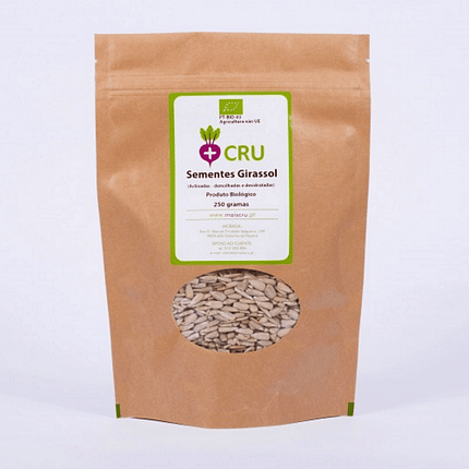 Sementes de Girassol Bio, biológico, alimentação vegan e vegetariana