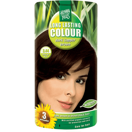 LL Colour 3.44 Dark Copper Brown, coloração em creme