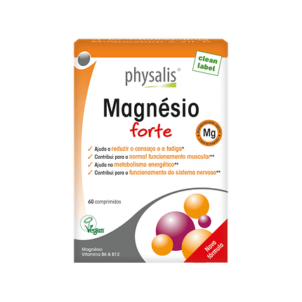 Magnésio Forte, adequado a vegans
