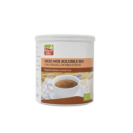 Mistura Solúvel de Cereais Torrados, com ingredientes biológicos