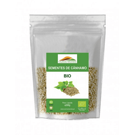 Sementes de Cânhamo Bio, biológicas, alimentação vegan