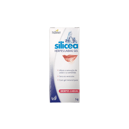 Silicea Herpes Labial Gel, com gel mineral puro
