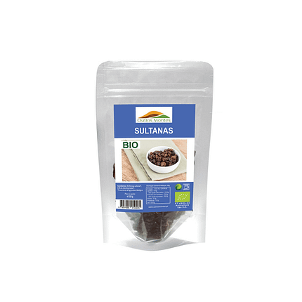 Sultanas, proveniente de agricultura biológica