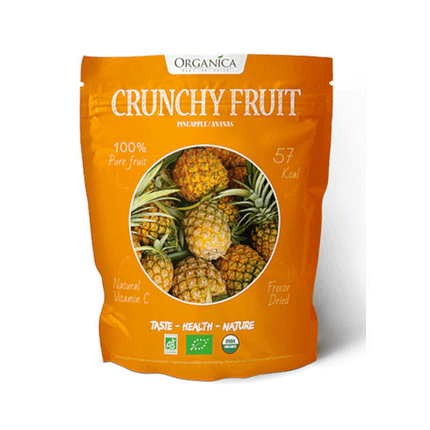 Ananás Liofilizado, biológico, sem glúten, vegan