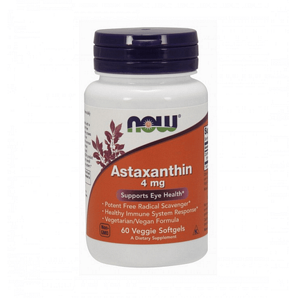 Astaxanthin, suplemento alimentar vegan e vegetariano