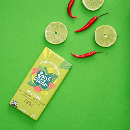 Chocolate com Chilli e Lima, vegan