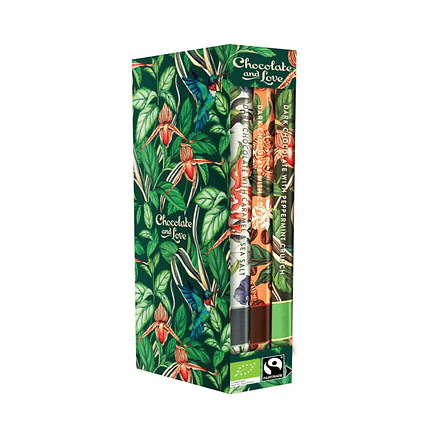 Chocolate Mint Library Box, com ingredientes biológicos